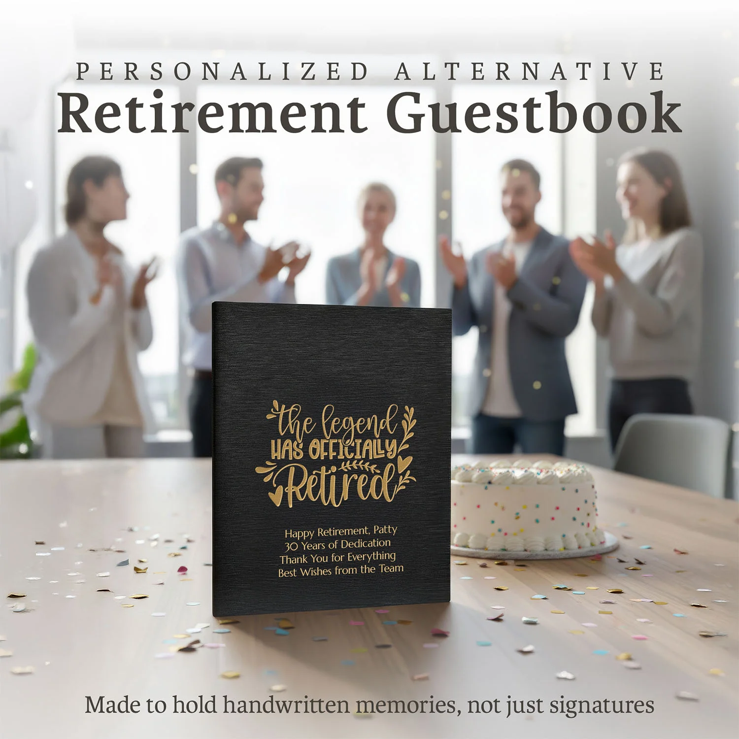 Retirement Guestbook (BLACK)